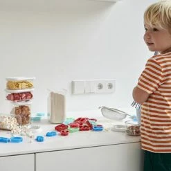 Mepal – Bewaardoos Modula 425 Ml – Wit –– Voorraaddoos - Bewaardoos Met Deksel – Luchtdicht – Transparant - Stapelbaar -BISSELL-Winkel 550x393