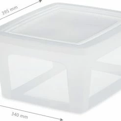 IRIS OHYAMA IRIS Clearbox Opbergbox - 18 L - Kunststof - Transparant - 3 Stuks -BISSELL-Winkel 550x394 11