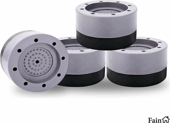 Fain Luxe Trillingsdempers Wasmachine – Set Van 4 Stuks – Grijs - Extra Dik - Voetjes Wasmachine & Droger - Wasmachine Demper – Anti Trillings / Vibratie Dempers Pads – Antislip Rubber – Trillingsmat – Antislipmat - Schokdempers Wasmachine 11 Fain Luxe Trillingsdempers Wasmachine – Set Van 4 Stuks – Grijs - Extra Dik - Voetjes Wasmachine & Droger - Wasmachine Demper – Anti Trillings / Vibratie Dempers Pads – Antislip Rubber – Trillingsmat – Antislipmat - Schokdempers Wasmachine - Afbeelding 9
