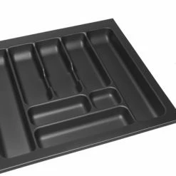 Culinorm Storex Bestekbak - Besteklade 54 Cm Breed X 49 Cm Diep - Carbon Black