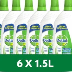 Dettol Power & Fresh - Allesreiniger - Orignal - 6 X 1,5 Liter