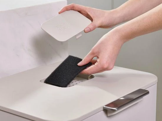 Joseph Joseph Intelligent Waste Prullenbak Totem 2.0 Recycler - 60 L - Stone Wit 12 Joseph Joseph Intelligent Waste Prullenbak Totem 2.0 Recycler - 60 L - Stone Wit - Afbeelding 10