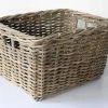 Van Der Leeden Rotan Opbergmand - 50x40xH30cm - Lademand - Kastmand Rotan - Rotan Mand - Mand - Fietsmand - Rieten Mand