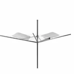 Brabantia Lift-O-Matic Droogmolen Met Metalen Grondanker, Beschermhoes, Wasknijpertasje En Wasknijpers - 50 M - Anthracite -BISSELL-Winkel 550x419