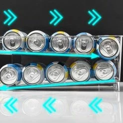 No Blikjes Dispenser - Koelkast Organiser - Blikjes Organizer - Blikjeshouder Koelkast - Koelkast Organizer - Keukenbakjes - Blikjes Rek - Dispenser 14 No Blikjes Dispenser - Koelkast Organiser - Blikjes Organizer - Blikjeshouder Koelkast - Koelkast Organizer - Keukenbakjes - Blikjes Rek - Dispenser -BISSELL-Winkel 550x426 4