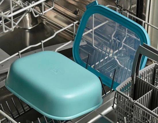 Mepal - Multikom Cirqula Rechthoekig 3-delige Set (500+1000+2000) - Mag In De Vriezer, Magnetron En Vaatwasser – Nordic Green – Meal Prep Bakjes - Bewaardozen Met Deksel 4 Mepal - Multikom Cirqula Rechthoekig 3-delige Set (500+1000+2000) - Mag In De Vriezer, Magnetron En Vaatwasser – Nordic Green – Meal Prep Bakjes - Bewaardozen Met Deksel - Afbeelding 2