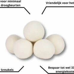 Zaelon XL Drogerballen – 6 Stuks – Wasbollen – Wasballen – Wasdroger Ballen – Droogballen – Wol - Zero Waste Dryer Balls - Duurzaam – Wasverzachter – Herbruikbare Drogerballen -BISSELL-Winkel 550x434