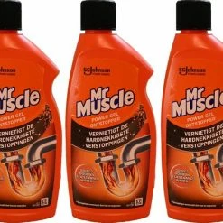 Mr Muscle Ontstopper Gel Mr.Muscle - Gootsteenontstopper - 3 X 500 Ml