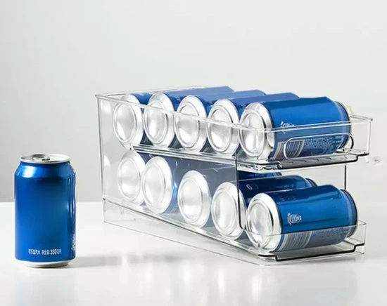 No Blikjes Dispenser - Koelkast Organiser - Blikjes Organizer - Blikjeshouder Koelkast - Koelkast Organizer - Keukenbakjes - Blikjes Rek - Dispenser 5 No Blikjes Dispenser - Koelkast Organiser - Blikjes Organizer - Blikjeshouder Koelkast - Koelkast Organizer - Keukenbakjes - Blikjes Rek - Dispenser - Afbeelding 3