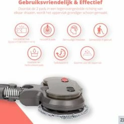 ZIGLA – Elektrische Dweil Mop Voor Dyson Steelstofzuiger - Dweilsysteem Voor V7/V8/V10/V11/V15 - Inclusief 8 Pads -BISSELL-Winkel 550x443