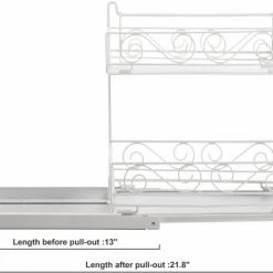 HollyHOME -Keuken Organizer Tweelaags - Aanrecht - Schuiflade - Gootsteenkast Organizer - Aanrecht Organiser - Keukenrek - Kast Organizer - Ladesysteem - Organizer Lade - Multifunctionele - Voor Keuken Badkamer - Wit 13 HollyHOME -Keuken Organizer Tweelaags - Aanrecht - Schuiflade - Gootsteenkast Organizer - Aanrecht Organiser - Keukenrek - Kast Organizer - Ladesysteem - Organizer Lade - Multifunctionele - Voor Keuken Badkamer - Wit -BISSELL-Winkel 550x447 3