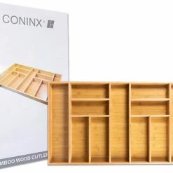 Grote Bestekbak Bamboe 81x47CM - Coninx Besteklade - Opbergbak - Duurzaam - Bamboe - Voor Laden Vanaf 47cm Diep -BISSELL-Winkel 550x452 4