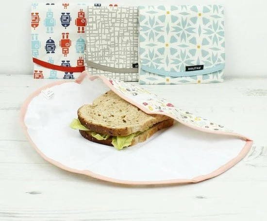 Keep Leaf - Herbruikbare Foodwrap - Blauw 4 Keep Leaf - Herbruikbare Foodwrap - Blauw - Afbeelding 2