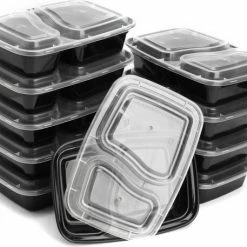 Vershoudbakjes.nl Meal Prep Bakjes Vershouddoos - 10 Stuks - Met 2 Compartimenten - Herbruikbaar -BISSELL-Winkel 550x457