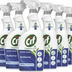 Cif CleanBoost Power & Shine Badkamer Spray - 6 X 750 Ml - Voordeelverpakking -BISSELL-Winkel 550x462 1