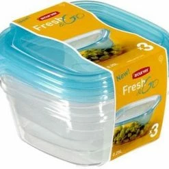 Curver Set Fresh&Go Vierkant - 3x0,25l - Transparant /Blauw 7 Curver Set Fresh&Go Vierkant - 3x0,25l - Transparant /Blauw -BISSELL-Winkel 550x469 2