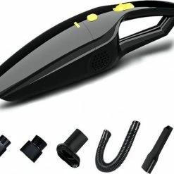 FEDEC Auto Kruimelzuiger - Autolader - Auto Kruimeldief - Zwart