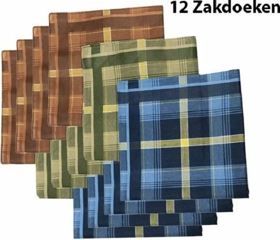 Zakdoeken - Heren - 12 Zakdoeken - Sorprese - Cadeauset - Heren Zakdoeken - Zakdoek - 9 - Sinterklaas - Cadeau 5 Zakdoeken - Heren - 12 Zakdoeken - Sorprese - Cadeauset - Heren Zakdoeken - Zakdoek - 9 - Sinterklaas - Cadeau - Afbeelding 3