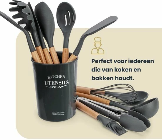 Hescom Keukengerei Houder Voor Kookgerei - Keukenhulphouders - Keukengereihouder Voor Iedere Keuken 7 Hescom Keukengerei Houder Voor Kookgerei - Keukenhulphouders - Keukengereihouder Voor Iedere Keuken - Afbeelding 5