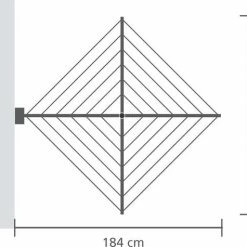 Brabantia WallFix Wanddroger - Met Opberg-/Beschermbox - 24 M - Metallic Grey -BISSELL-Winkel 550x475 3