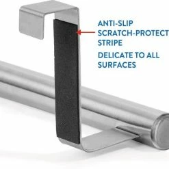 Tatkraft HORIZON - RVS Kastdeur Handdoekrek - Keukenkast Deur Handdoek/Vaatdoek Houder Rek Stang Hanger - Towel Rack Kast Deurhanger Deurhaak Keuken - 23CM - Set Van 2 Stuks 11 Tatkraft HORIZON - RVS Kastdeur Handdoekrek - Keukenkast Deur Handdoek/Vaatdoek Houder Rek Stang Hanger - Towel Rack Kast Deurhanger Deurhaak Keuken - 23CM - Set Van 2 Stuks -BISSELL-Winkel 550x475 5