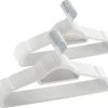 ACAZA Set Van 50 Kledinghangers Met Fluweel - Ultra-dunne Kleerhangers Met Anti-Slip - Kapstokken Met Broeklat Of Roklat - Wit -BISSELL-Winkel 550x480 1