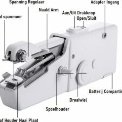 Handy Switch Handy Stitch - PREMIUM Handnaaimachine - Met 3 Spoelen Garen En Accessoires - Mini Naaimachine - Draadloos - Compact - Elektrisch Of Op Batterijen -BISSELL-Winkel 550x484 1