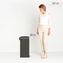 Brabantia NewIcon Prullenbak - 30 L - White -BISSELL-Winkel 550x484