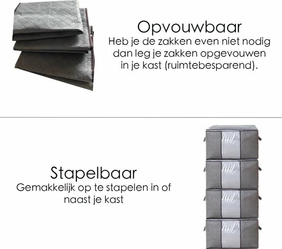 Merkloos Hoogwaardige Opbergtas Voor Kleding – Organizer Voor Dekbed – Opbergzak – Opberger Voor Seizoenskleding – Zak Om Ruimte Te Besparen – Opslag Voor Dekbed En Kleding – Bescherming Voor Kleding – Oplossing Voor Winterjassen 8 Merkloos Hoogwaardige Opbergtas Voor Kleding – Organizer Voor Dekbed – Opbergzak – Opberger Voor Seizoenskleding – Zak Om Ruimte Te Besparen – Opslag Voor Dekbed En Kleding – Bescherming Voor Kleding – Oplossing Voor Winterjassen - Afbeelding 6