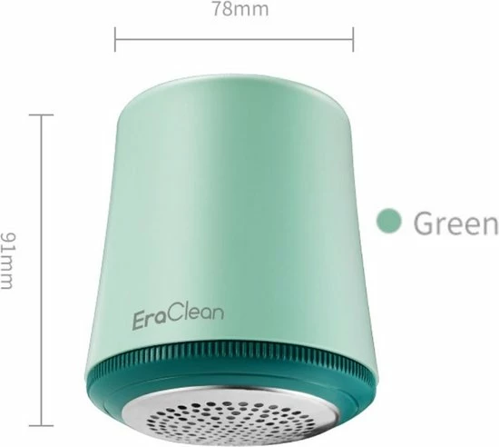 EraClean - Elektrische Pluizenverwijderaar - Ontpluizer - Pluizentondeuse - Draadloos - Oplaadbare Pluizenverwijderaar - Groen 10 EraClean - Elektrische Pluizenverwijderaar - Ontpluizer - Pluizentondeuse - Draadloos - Oplaadbare Pluizenverwijderaar - Groen - Afbeelding 8