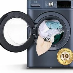 CHiQ Wasmachine - 8kg - 1400 Tpm - Breedte 52cm - 54L - Inverter Motor - One Touch - Quick Wash