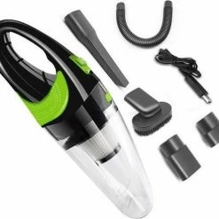 A&K - Kruimelzuiger Hepa Filter - Draadloos - Voor Nat En Droog - Vier Opzetstukken - Groen