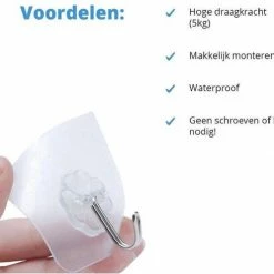 Livono Zelfklevende Ophanghaken- 8 Stuks Zelfklevende Transparant Haakjes - Haken - Badkamer Accessoires - Hanger - Handdoek Haakjes - Zelfklevend - Ophangsysteem - Keuken - Haakjes Ophang 21 Livono Zelfklevende Ophanghaken- 8 Stuks Zelfklevende Transparant Haakjes - Haken - Badkamer Accessoires - Hanger - Handdoek Haakjes - Zelfklevend - Ophangsysteem - Keuken - Haakjes Ophang -BISSELL-Winkel 550x497