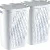 Curver Infinity Dots Recycled Wasmand Met Deksel - 60L - 2 Stuks - Wit -BISSELL-Winkel 550x499 4