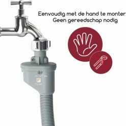 Fyveli Wasmachine Slang - 4 Meter - Aanvoerslang Met Waterslot En Roosterfilter - 3/4" Universeel -BISSELL-Winkel 550x502