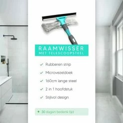 Whipex Sweeper Raamwisser Met Telescoopsteel - 160cm Ruitenreiniger Ramenwasser 11 Whipex Sweeper Raamwisser Met Telescoopsteel - 160cm Ruitenreiniger Ramenwasser -BISSELL-Winkel 550x503 1
