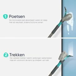 Whipex Sweeper Raamwisser Met Telescoopsteel - 160cm Ruitenreiniger Ramenwasser 14 Whipex Sweeper Raamwisser Met Telescoopsteel - 160cm Ruitenreiniger Ramenwasser -BISSELL-Winkel 550x503 3