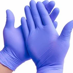 IVROU® Nitril Handschoenen - 100 Stuks Wegwerp Handschoenen - Poeder Vrij, Latex Vrij - Maat: M - Violet Blauw -BISSELL-Winkel 550x504 4