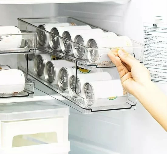 No Blikjes Dispenser - Koelkast Organiser - Blikjes Organizer - Blikjeshouder Koelkast - Koelkast Organizer - Keukenbakjes - Blikjes Rek - Dispenser 3 No Blikjes Dispenser - Koelkast Organiser - Blikjes Organizer - Blikjeshouder Koelkast - Koelkast Organizer - Keukenbakjes - Blikjes Rek - Dispenser