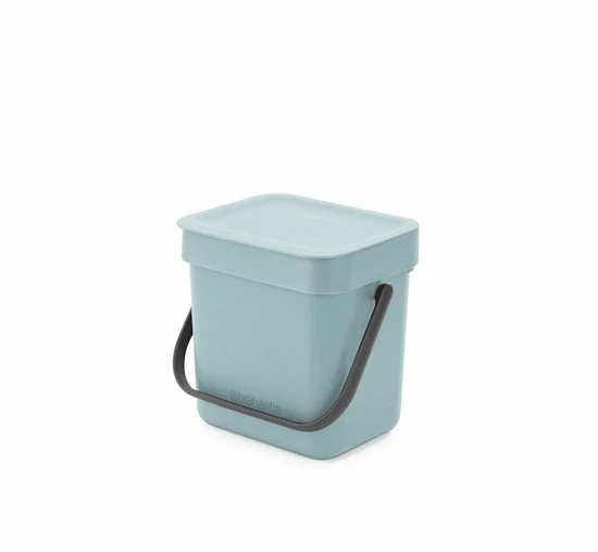 Brabantia Sort & Go Aanrecht Afvalbakje - 3 L - Mint 4 Brabantia Sort & Go Aanrecht Afvalbakje - 3 L - Mint - Afbeelding 2