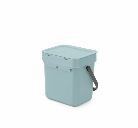 Brabantia Sort & Go Aanrecht Afvalbakje - 3 L - Mint 10 Brabantia Sort & Go Aanrecht Afvalbakje - 3 L - Mint - Afbeelding 8