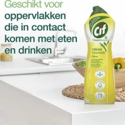 Cif CleanBoost Cream Citroen Schuurmiddel - 8 X 750 Ml - Voordeelverpakking -BISSELL-Winkel 550x512 3