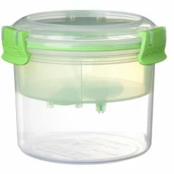 Sistema To Go Vershouddoos - Ontbijtkom - Met Onderverdeling - Limoengroen