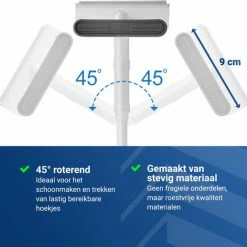 Techweise 4-in-1 Raamwisser Met Telescoopsteel En Spray-functie - 110cm - Ramenwasser - Ramenwisser -BISSELL-Winkel 550x517 1