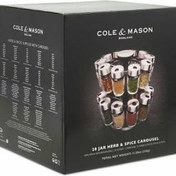 Kruidenrek, 20 Potjes - Cole & Mason 13 Kruidenrek, 20 Potjes - Cole & Mason -BISSELL-Winkel 550x524 5