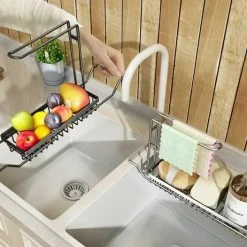 TripleAgoods Aanrecht Organizer - Keuken Organizer - Verstelbaar Druiprek - Kitchen Organizer - Gootsteen Organizer - Gootsteenorganisers - Spoelbak Organiser - Sponshouder - Vaatdoekhouder - Aanrecht Rek - Keuken Rek - Uitschuifbaar Van 36 Cm Tot 44 Cm 9 TripleAgoods Aanrecht Organizer - Keuken Organizer - Verstelbaar Druiprek - Kitchen Organizer - Gootsteen Organizer - Gootsteenorganisers - Spoelbak Organiser - Sponshouder - Vaatdoekhouder - Aanrecht Rek - Keuken Rek - Uitschuifbaar Van 36 Cm Tot 44 Cm -BISSELL-Winkel 550x526 13