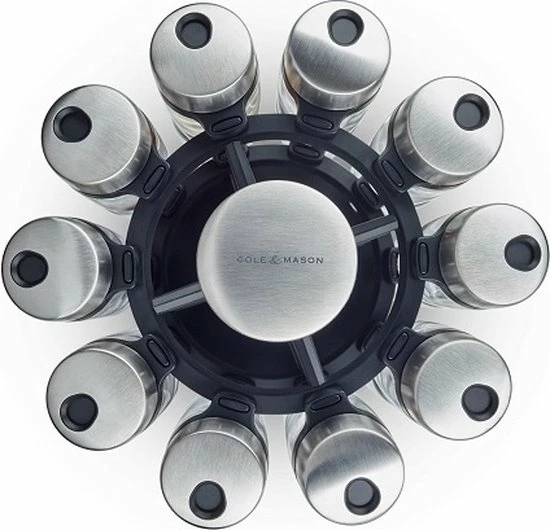 Kruidenrek, 20 Potjes - Cole & Mason 5 Kruidenrek, 20 Potjes - Cole & Mason - Afbeelding 3