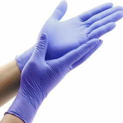 IVROU® Nitril Handschoenen - 100 Stuks Wegwerp Handschoenen - Poeder Vrij, Latex Vrij - Maat: M - Violet Blauw -BISSELL-Winkel 550x538 3