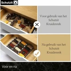 Schutzit - Kruidenrek Lade - Metaal - Zwart - 3 Lagen - Kruiden Organizer Liggend Ladeinzet 14 Schutzit - Kruidenrek Lade - Metaal - Zwart - 3 Lagen - Kruiden Organizer Liggend Ladeinzet -BISSELL-Winkel 550x538 6