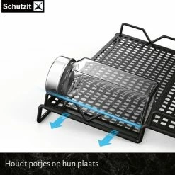 Schutzit - Kruidenrek Lade - Metaal - Zwart - 3 Lagen - Kruiden Organizer Liggend Ladeinzet 18 Schutzit - Kruidenrek Lade - Metaal - Zwart - 3 Lagen - Kruiden Organizer Liggend Ladeinzet -BISSELL-Winkel 550x538 8